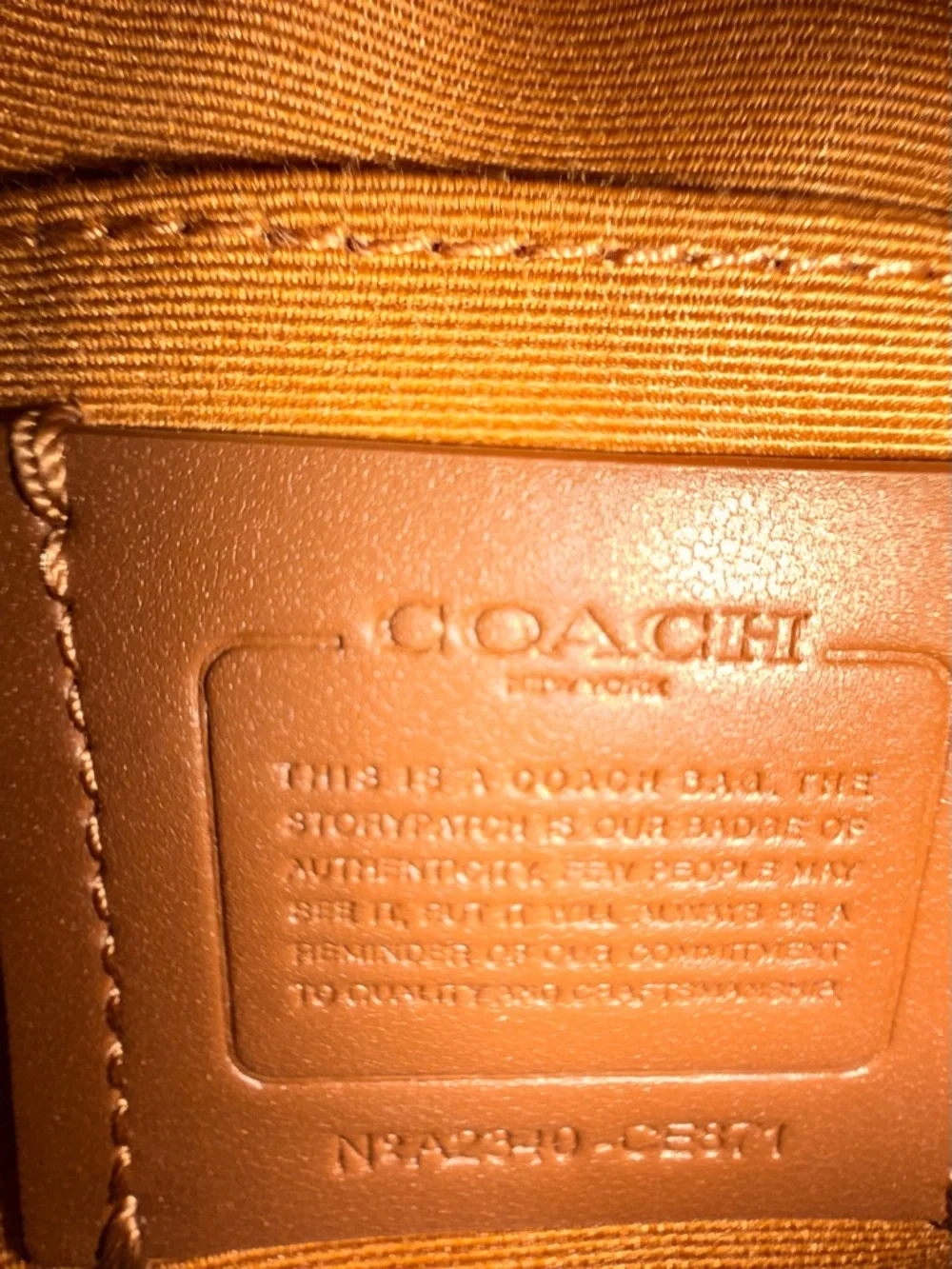Coach Mini Rowan Crossbody File Bag - Picture 6 of 7